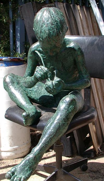 Ingrid Morley sculpture patination