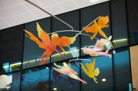 Jade Oakley winged figures Sky Garden installation